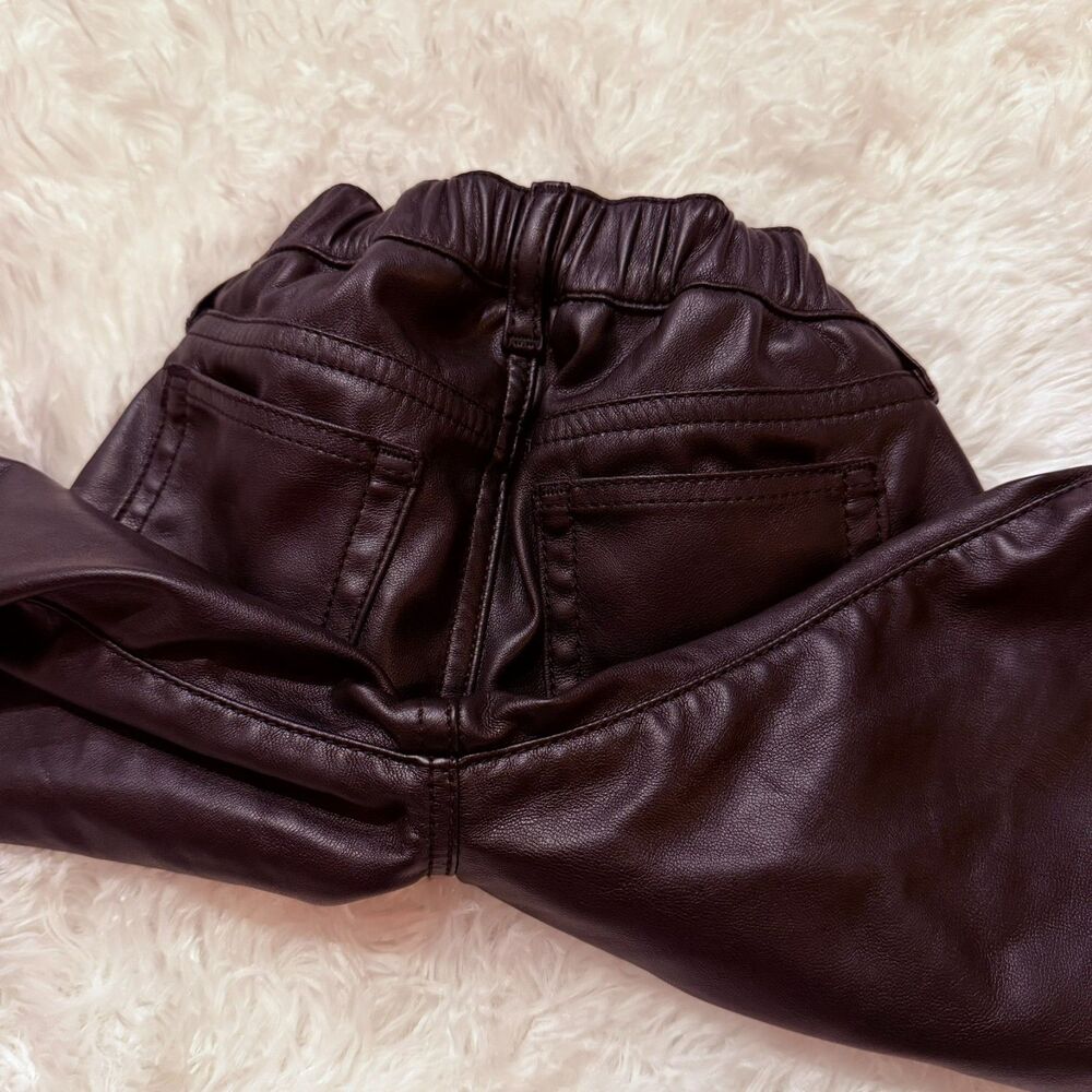 Baby Moto Faux Leather Joggers Mini Streetwear 9-12M Gap - Picture 4 of 10